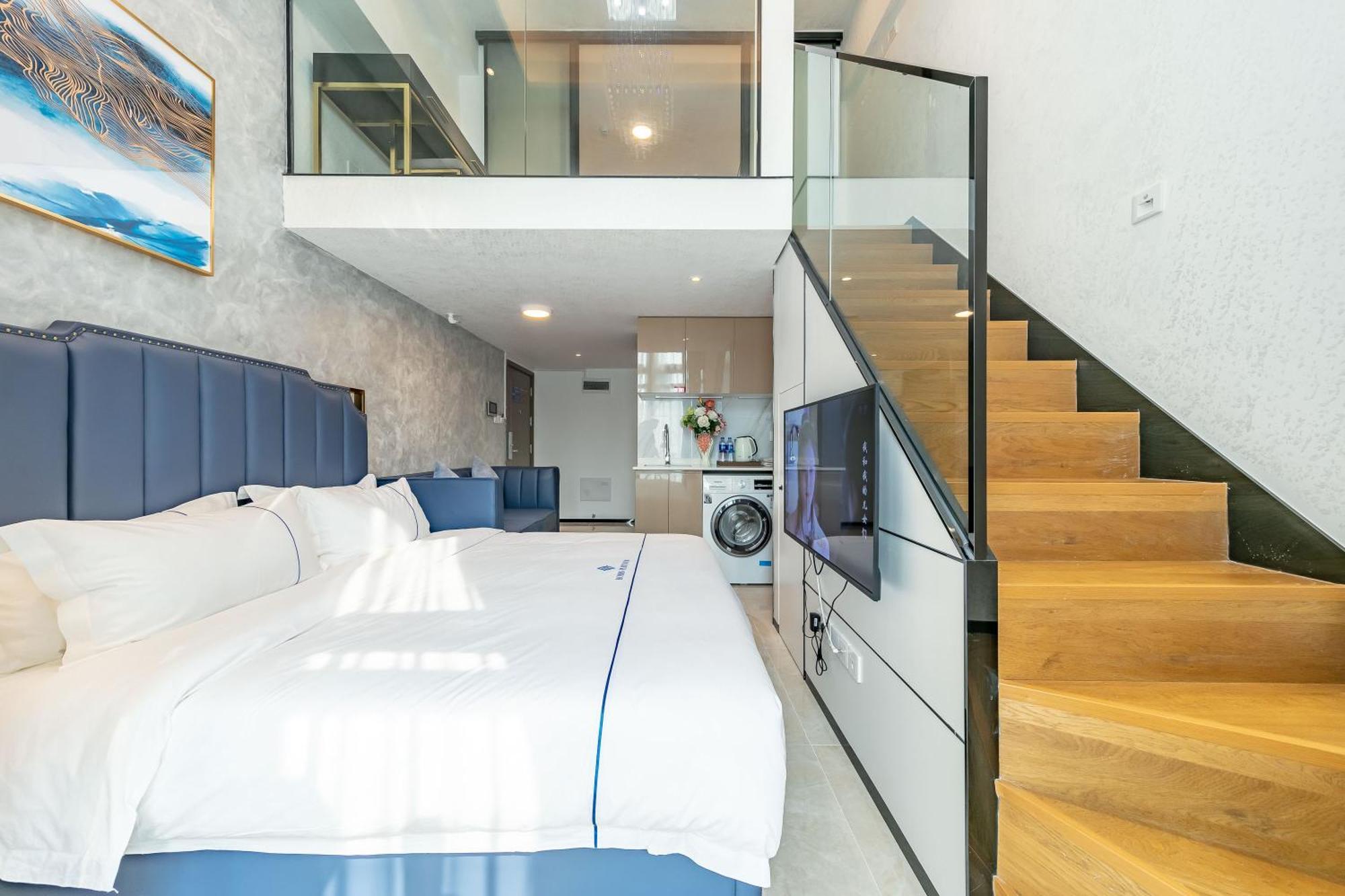 Boruisi Plaza Residence Apartment - Shenzhen Futian Convention & Exhibition Center Dış mekan fotoğraf