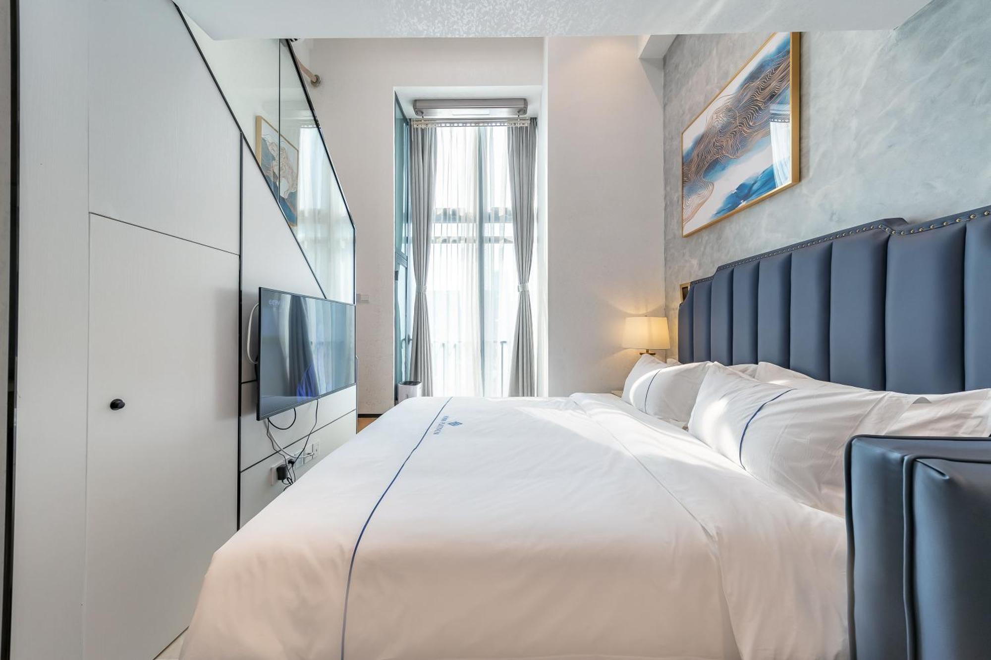 Boruisi Plaza Residence Apartment - Shenzhen Futian Convention & Exhibition Center Dış mekan fotoğraf