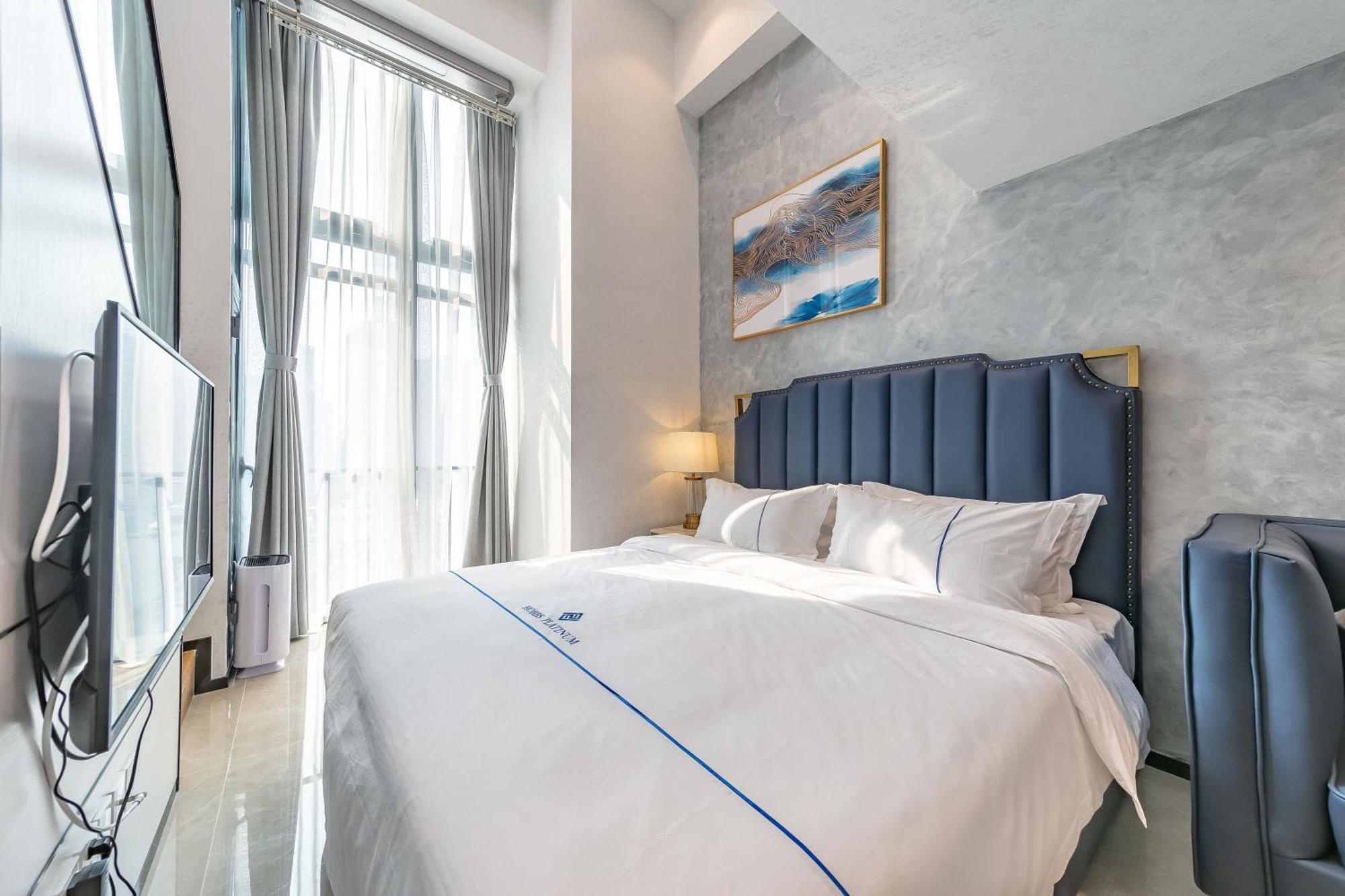 Boruisi Plaza Residence Apartment - Shenzhen Futian Convention & Exhibition Center Dış mekan fotoğraf