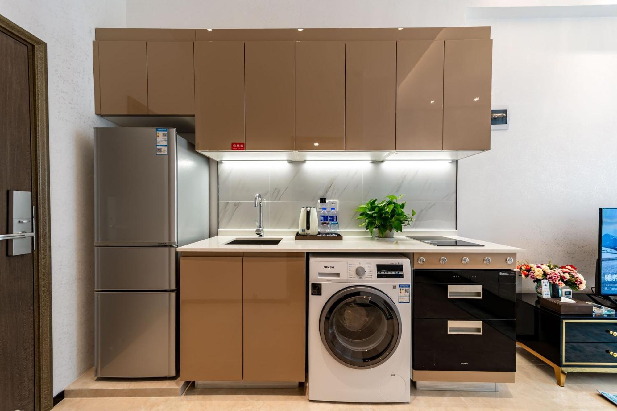Boruisi Plaza Residence Apartment - Shenzhen Futian Convention & Exhibition Center Dış mekan fotoğraf
