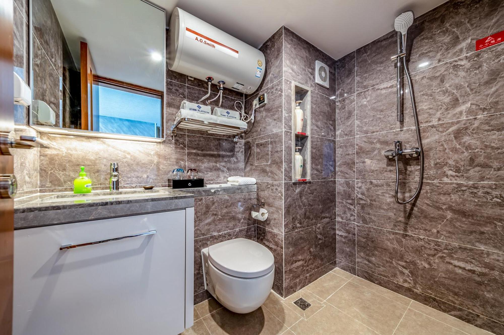 Boruisi Plaza Residence Apartment - Shenzhen Futian Convention & Exhibition Center Dış mekan fotoğraf