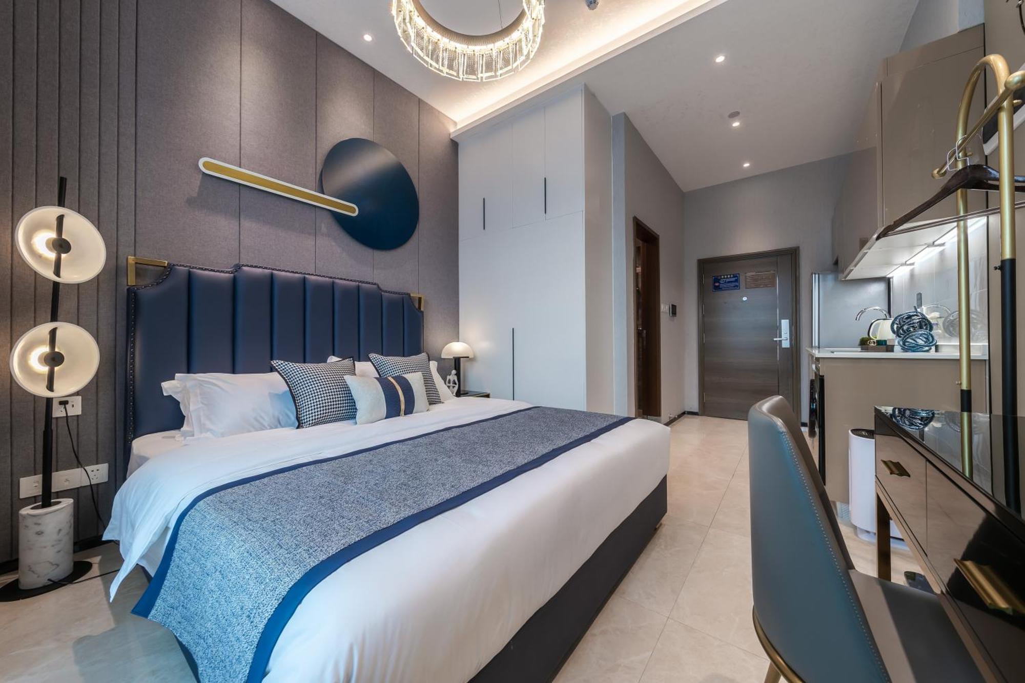 Boruisi Plaza Residence Apartment - Shenzhen Futian Convention & Exhibition Center Dış mekan fotoğraf