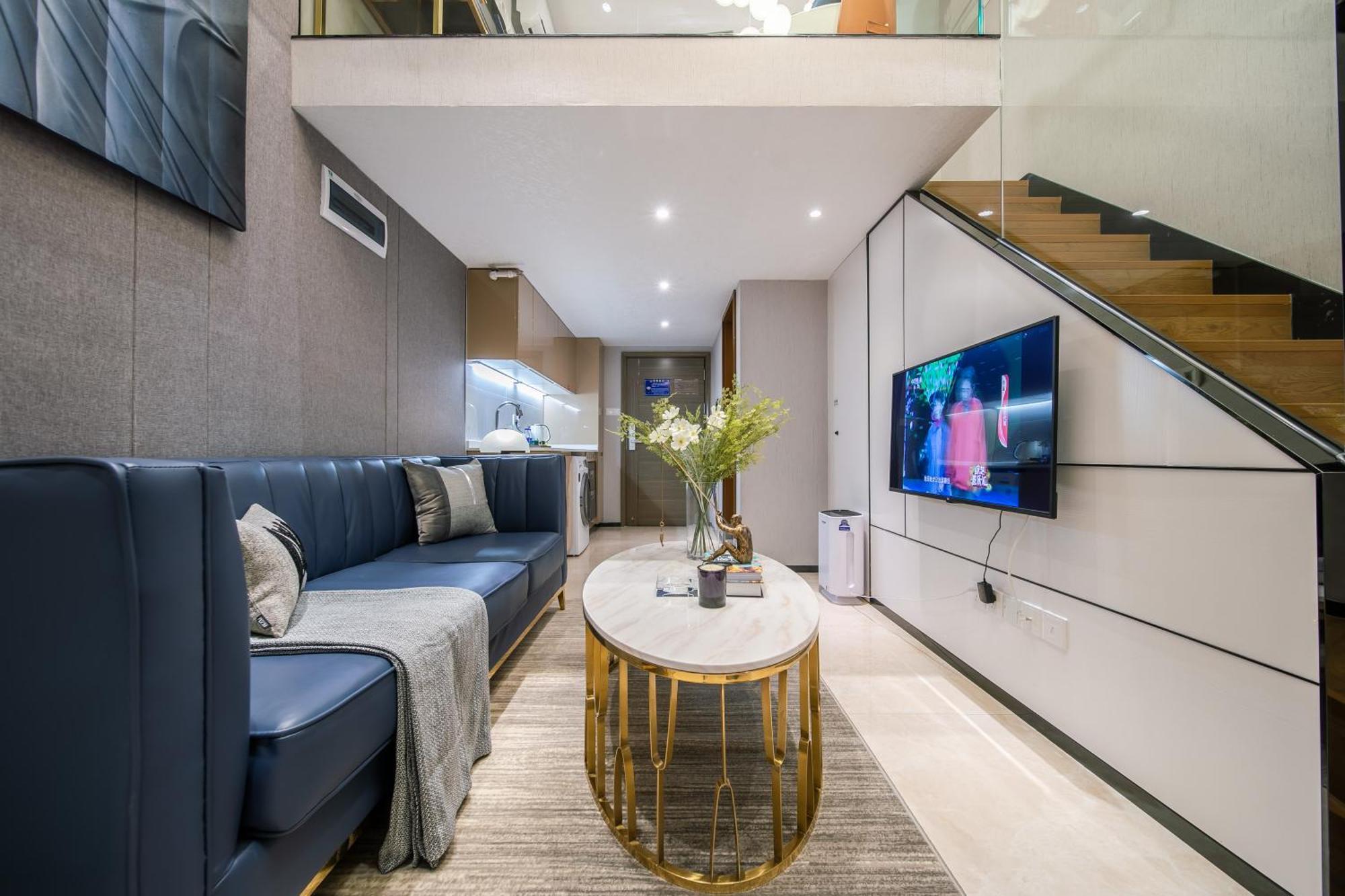 Boruisi Plaza Residence Apartment - Shenzhen Futian Convention & Exhibition Center Dış mekan fotoğraf