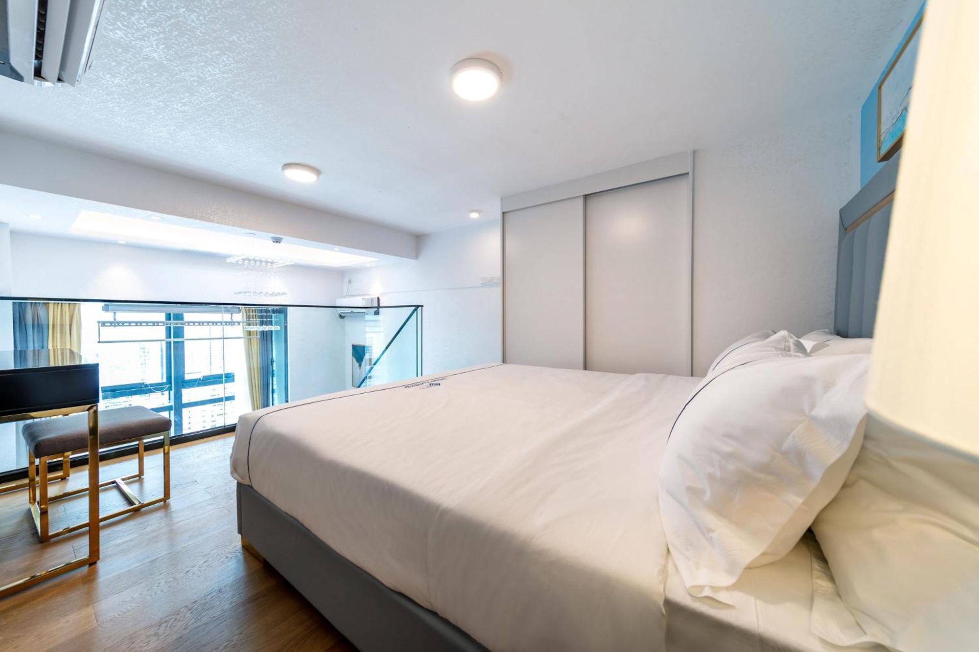 Boruisi Plaza Residence Apartment - Shenzhen Futian Convention & Exhibition Center Dış mekan fotoğraf