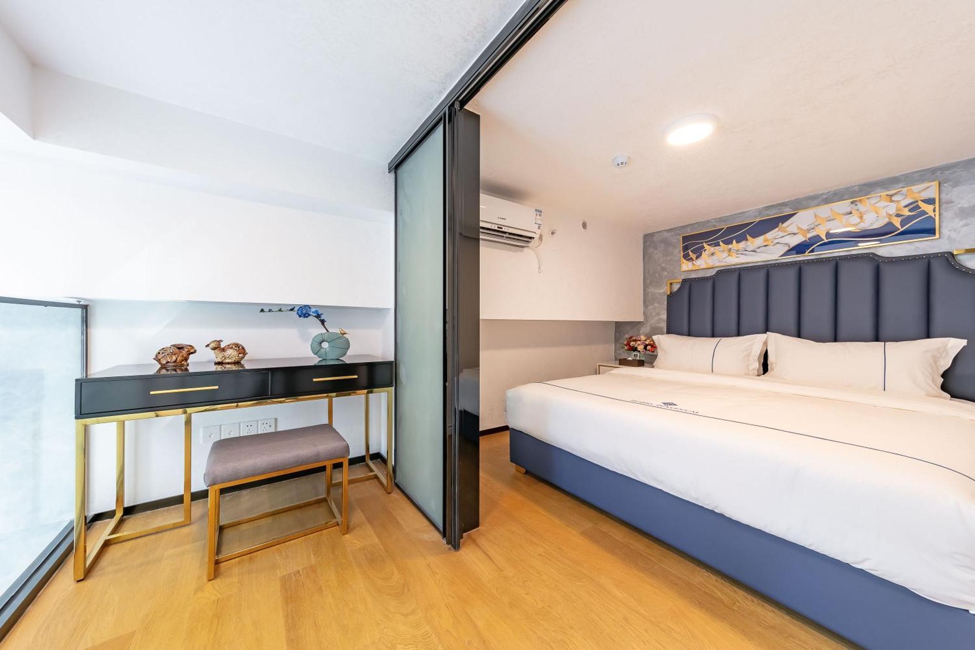 Boruisi Plaza Residence Apartment - Shenzhen Futian Convention & Exhibition Center Dış mekan fotoğraf